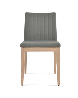 Soho Concept Zeyno Elegant Wood Dining Chair - Luxurious Upholstery In Boucle, Velvet, Nubuck, 10-year Warranty Ash,Natural,Grey  Soho-concept-dining-chair-06403