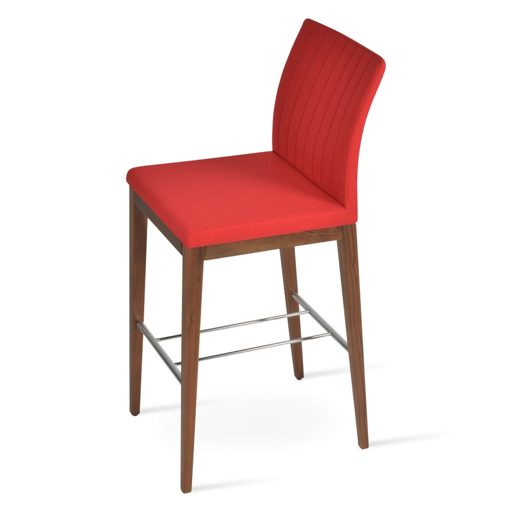 Soho Concept Zeyno Counter Wood Barstools & Counterstools: Custom Fabrics, 10-year Guarantee, Stylish Finish Options Ash,Natural,White,Chrome  Soho-concept-dining-chair-07313