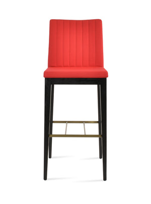 Soho Concept Zeyno Counter Barstools - Stylish Fabric Options, 10-year Guarantee, Elegant Finishes & Comfort Ash,Black,Brass,Red  Soho-concept-dining-chair-07292