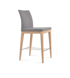 Soho Concept Zeyno Counter Wood Barstools & Counterstools: Custom Fabrics, 10-year Guarantee, Stylish Finish Options Ash,Natural,White,Chrome  Soho-concept-dining-chair-07313