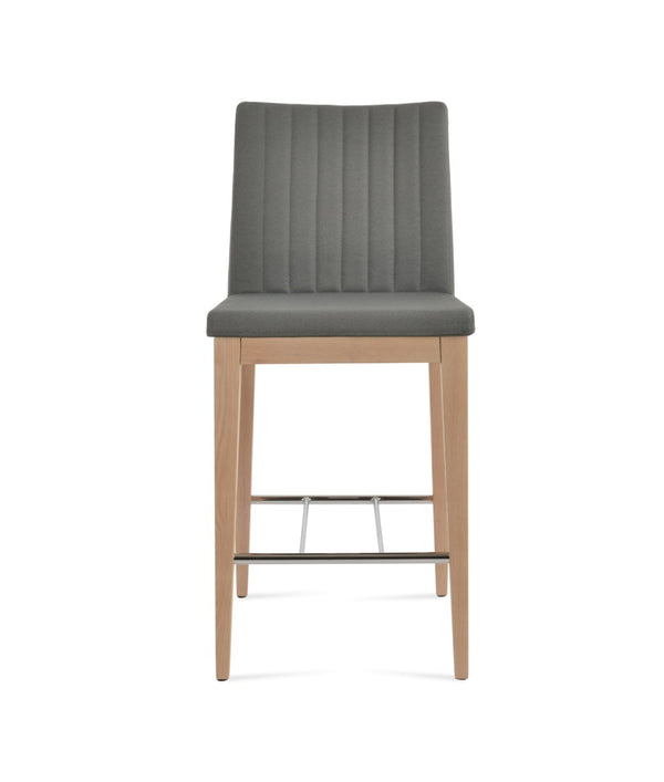 Soho Concept Zeyno Counter Barstools - Stylish Fabric Options, 10-year Guarantee, Elegant Finishes & Comfort Ash,Natural,Chrome,Grey  Soho-concept-dining-chair-07309