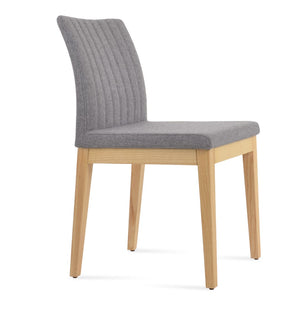 Soho Concept Zeyno Wood Dining Chair With Camira Blazer Wool Fabric – Elegant, Durable, 10-year Guarantee! Ash,Natural,Grey  Soho-concept-dining-chair-06406