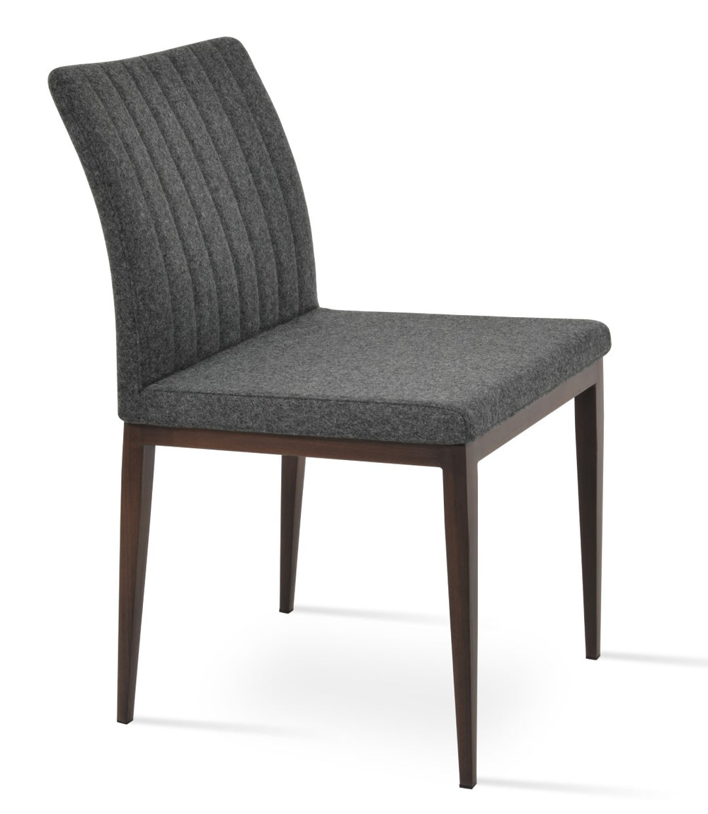 Soho Concept Zeyno Mw Dining Chair - Premium Camira Blazer Wool, Durable 10-year Guarantee, Modern Dark Grey Design Dark Grey,Black  Soho-concept-dining-chair-06433
