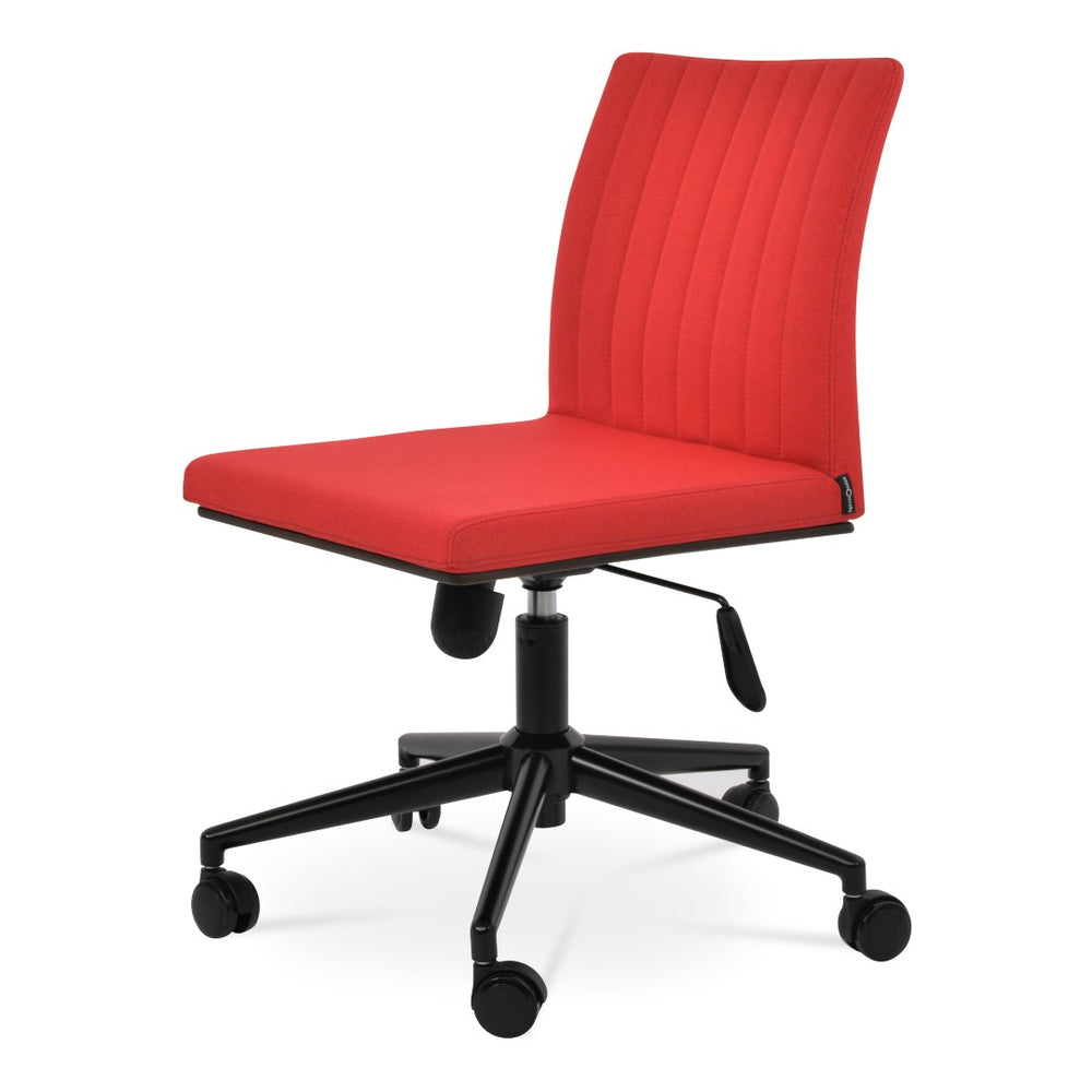 Soho Concept Zeyno Premium Boucle Velvet And Nubuck Fabrics - 10 Year Guarantee In Red & Black For Luxury Decor Red,Black  Soho-concept-dining-chair-12011