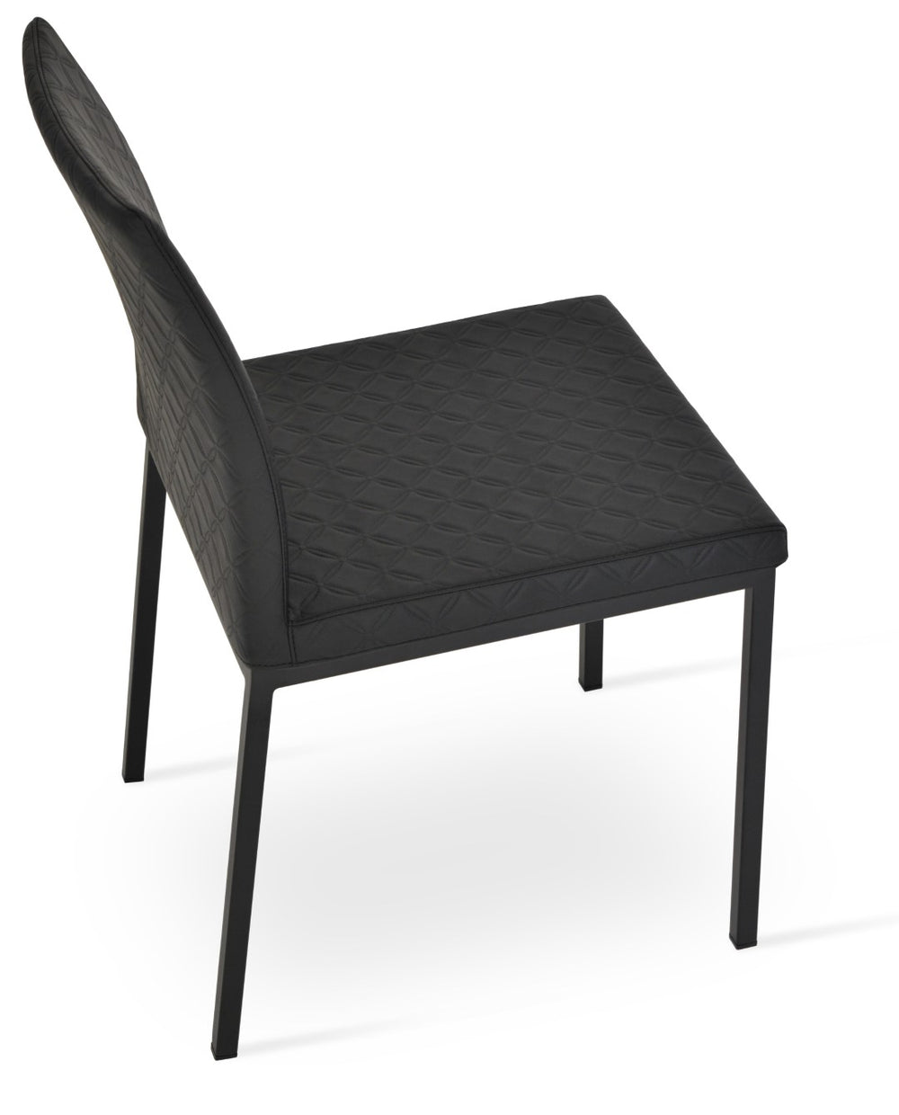 Soho Concept Zeyno Mw Dining Chair - Sturdy Leatherette Seat With 2-year Guarantee, Perfect For Home & Office Black  Soho-concept-dining-chair-06491