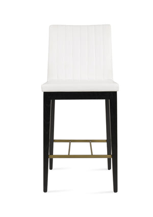 Soho Concept Zeyno Counter Wood Barstools & Counterstools - Stylish Leatherette, 2-year Guarantee, Versatile Finishes Ash,Black,Brass,White  Soho-concept-dining-chair-07283