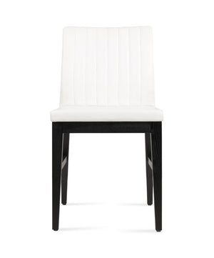 Soho Concept Zeyno Wood Dining Chair - Durable Leatherette Upholstery, Solid Wood Base, 2-year Guarantee, Limited Stock! Ash,Black,White  Soho-concept-dining-chair-06409