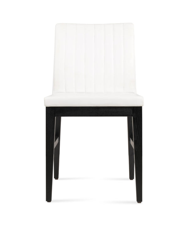 Soho Concept Zeyno Wood Dining Chair - Durable Leatherette Upholstery, Solid Wood Base, 2-year Guarantee, Limited Stock! Ash,Black,White  Soho-concept-dining-chair-06409