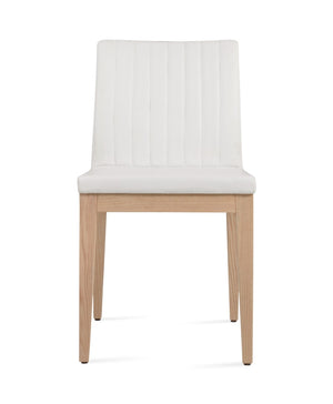 Soho Concept Zeyno Wood Dining Chair - Durable Leatherette Upholstery, Solid Wood Base, 2-year Guarantee, Limited Stock! Ash,Natural,White  Soho-concept-dining-chair-06398