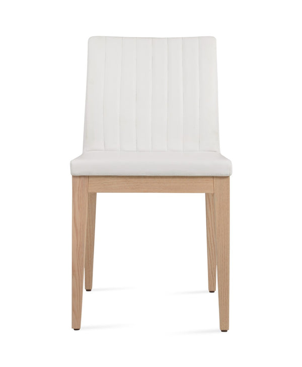 Soho Concept Zeyno Wood Dining Chair - Durable Leatherette Upholstery, Solid Wood Base, 2-year Guarantee, Limited Stock! Ash,Natural,White  Soho-concept-dining-chair-06398