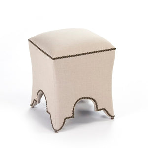 Zentique Sumner Compact Acrylic PU Stool — Backless Modern Counter Seating, Durable Lightweight Design (93 characters) ZF009