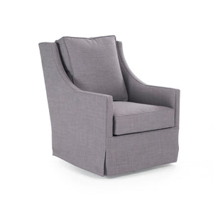 Zentique Carrie Solid Wood Accent Chair with High‑Density Cushioning, Timeless Craftsmanship, USA Made ZF031