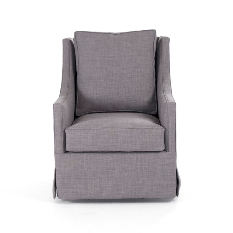 Zentique Carrie Solid Wood Accent Chair with High‑Density Cushioning, Timeless Craftsmanship, USA Made ZF031