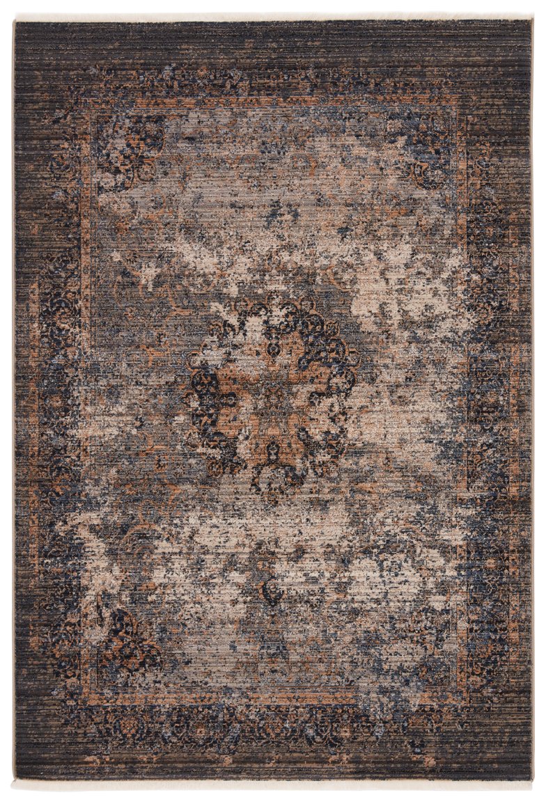 Jaipur Living Zefira Enyo Zfa02 Powerloomed Machinemade 100% Polypropylene Vintage Medallion Indoor Rug Blue, Beige 100% Polypropylene Rug148459