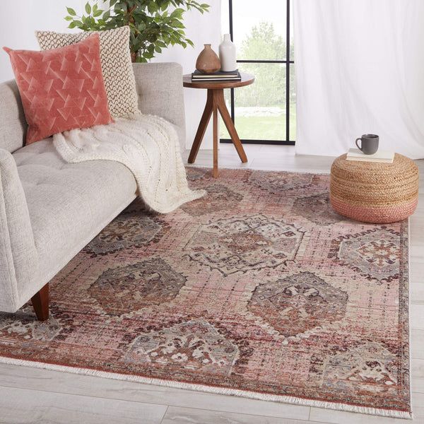 Jaipur Living Vibe by Jaipur Living Kyda Polypropylene Medallion Rug Turkish Geometric Room Accent 5' x 8' RUG148463