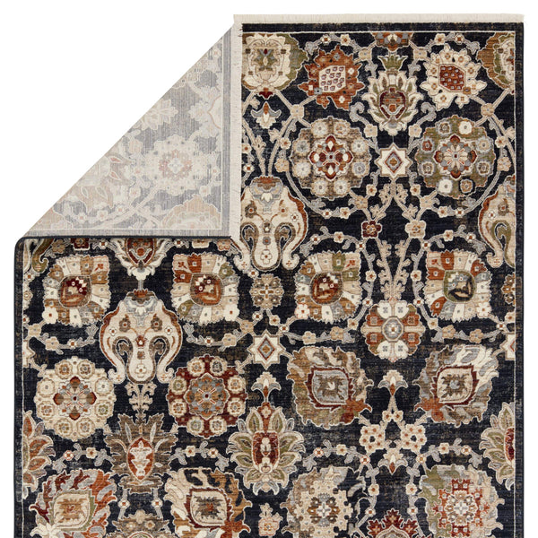 Jaipur Living Vibe by Jaipur Living Althea Oushak Floral Polypropylene Rug for Dining Rooms Blue 10'X14' RUG156884