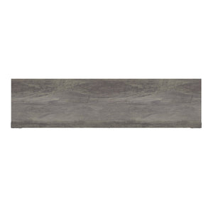 English Elm Wyatt Modern Farmhouse Tall TV Console Cabinet with Stylish Open Shelves and Hidden Storage Solutions Gray Wash 60" ZG-025-GY-GG