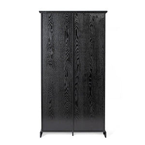 English Elm Harrison 36" Rustic Farmhouse Storage Cabinet with Sliding Barn Door and Adjustable Shelves for Versatile Use Black ZG-026-BLK-GG
