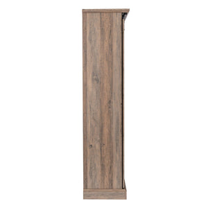 English Elm Harrison 36" Rustic Farmhouse Storage Cabinet with Sliding Barn Door and Adjustable Shelves for Versatile Use Graywash ZG-026-GRYWSH-GG