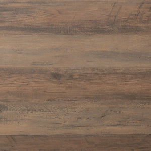 English Elm Wyatt Modern Farmhouse 2-Tier End Table with Black Metal Accents for Living Room or Entryway Style Rustic Oak ZG-036-OAK-GG