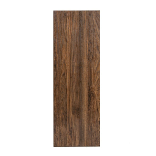 English Elm Wyatt Farmhouse Entryway Storage Bench with Lift-Top Seat and Open Shelf for Organized Living Spaces Walnut ZG-075-WAL-GG