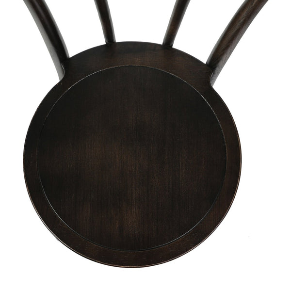 English Elm Betsy Solid Wood Stackable Dining Chair - Timeless Design for Commercial Spaces and Home Use Early American Wood ZH-8003A-EAW-GG