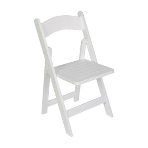 English Elm Holden Solid Beechwood Folding Dining Chair - Classic Charm, Ergonomic Comfort, Easy Storage Solution White ZH-8005-3-WHT-GG