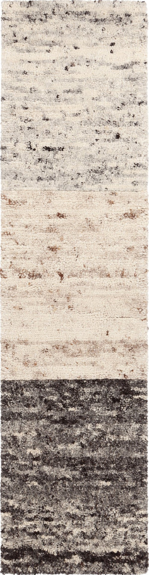 Chandra Rugs Hand Woven Contemporary Rug – Luxurious 100% Wool Masterpiece For Transforming Your Living Space Grey,White,Black Wool Zia58502-79106