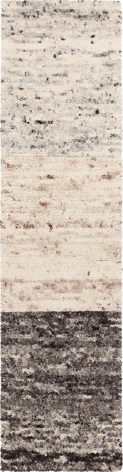 Chandra Rugs Hand Woven Contemporary Rug - Luxurious 100% Wool Masterpiece For Modern And Traditional Spaces White,Brrown Wool Zia58501-576