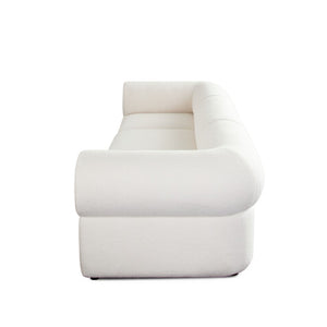 Diamond Sofa Zia Modular Sofa Set In Ivory Sherpa - Chic 3pc Design For Stylish Living Room Arrangements Ivory Fabric Zia2sc1aciv