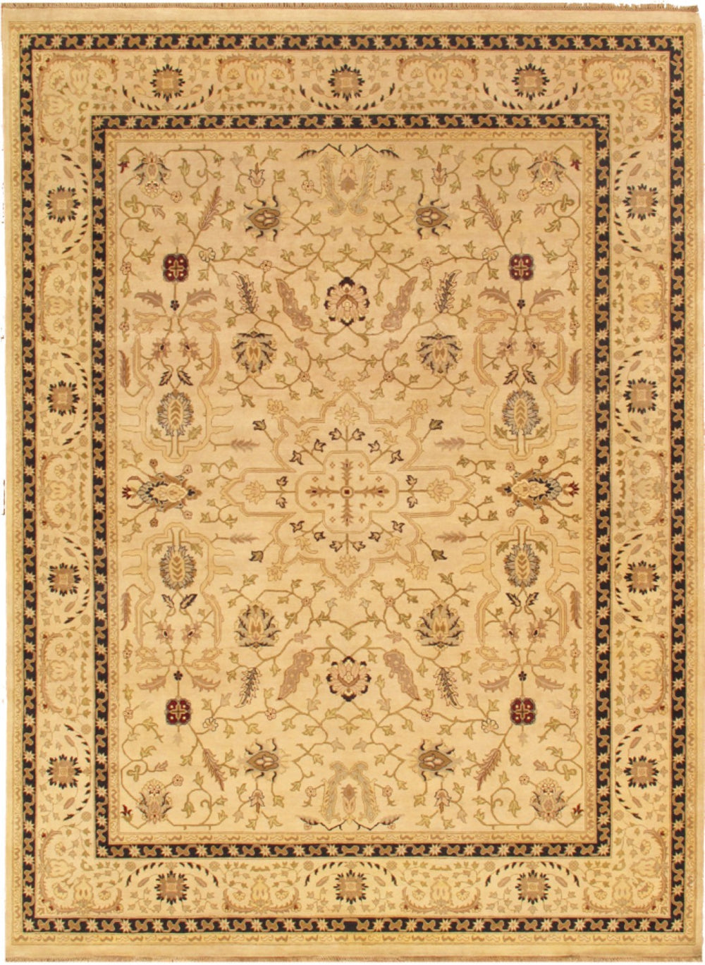 Pasargad Home Ziegler Sul Hand-knotted Wool Area Rug - Timeless Design For Elegant Home Décor   Pa-1 10x10