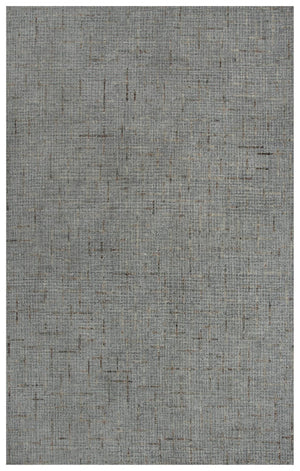Alora Decor Zion Hand-Tufted 100% Wool Rug With Light Gray Slate Field And Brown Quarried-Square Accents For Style 5' x 7'6" ZIOZIO10100330576