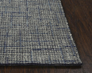 Alora Decor Zion Hand-Tufted Wool Rug With Blue Mosaic Accents — Soft, Durable Casual-Modern Focal Point 5' x 7'6" ZIOZIO10200090576