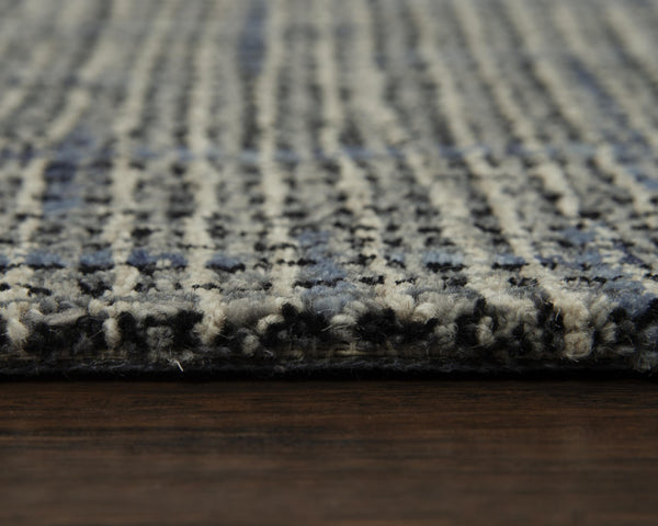 Alora Decor Zion Hand-Tufted Wool Rug With Blue Mosaic Accents — Soft, Durable Casual-Modern Focal Point 5' x 7'6" ZIOZIO10200090576