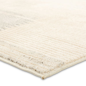 Jaipur Living Ziyad Ares Ziy01 Powerloomed Machinemade 55% Polyester 45% Polypropylene Scandinavian Stripes Indoor Rug Ivory, Gray 55% Polyester 45% Polypropylene Rug160752