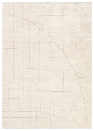 Jaipur Living Ziyad Lioum Ziy02 Powerloomed Machinemade 55% Polyester 45% Polypropylene Contemporary Stripes Indoor Rug Ivory, Gray 55% Polyester 45% Polypropylene Rug160757