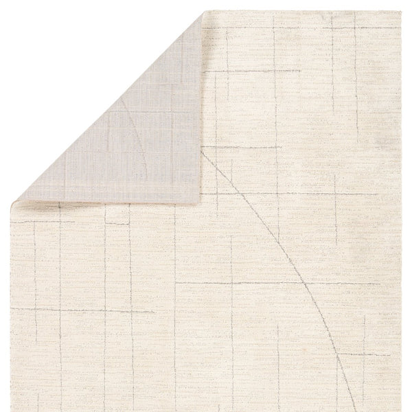 Jaipur Living Ziyad Lioum Ziy02 Powerloomed Machinemade 55% Polyester 45% Polypropylene Contemporary Stripes Indoor Rug Ivory, Gray 55% Polyester 45% Polypropylene Rug160757