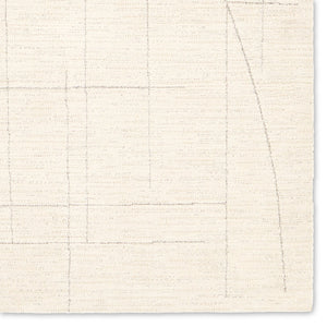 Jaipur Living Ziyad Lioum Ziy02 Powerloomed Machinemade 55% Polyester 45% Polypropylene Contemporary Stripes Indoor Rug Ivory, Gray 55% Polyester 45% Polypropylene Rug160757