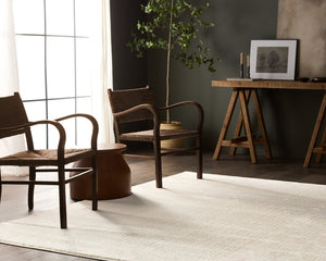 Jaipur Living Ziyad Withe Ziy03 Powerloomed Machinemade 55% Polyester 45% Polypropylene Lines Stripes Indoor Rug Ivory, Gray 55% Polyester 45% Polypropylene Rug160763