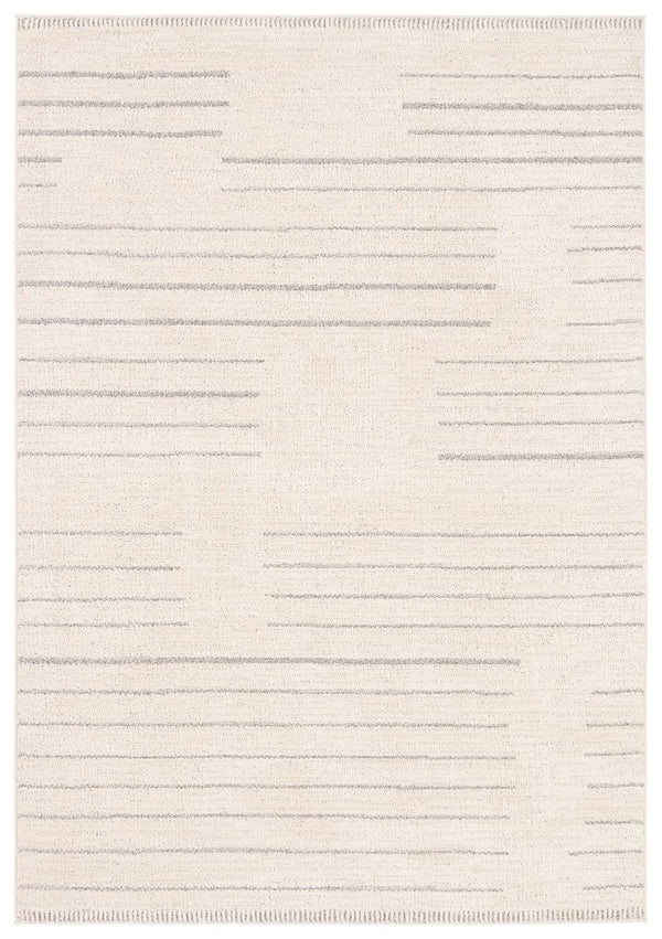 Jaipur Living Ziyad Lumall Ziy04 Powerloomed Machinemade 55% Polyester 45% Polypropylene Lines Stripes Indoor Rug Ivory, Light Gray 55% Polyester 45% Polypropylene Rug160769