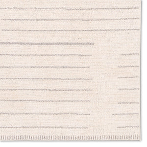 Jaipur Living Ziyad Lumall Ziy04 Powerloomed Machinemade 55% Polyester 45% Polypropylene Lines Stripes Indoor Rug Ivory, Light Gray 55% Polyester 45% Polypropylene Rug160769