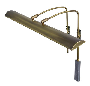 House Of Troy Zenith 36" Led Picture Light – Dimmable, Plug-in Design For Perfect Artwork Illumination And Style Antique Brass Metal Zledz36-71