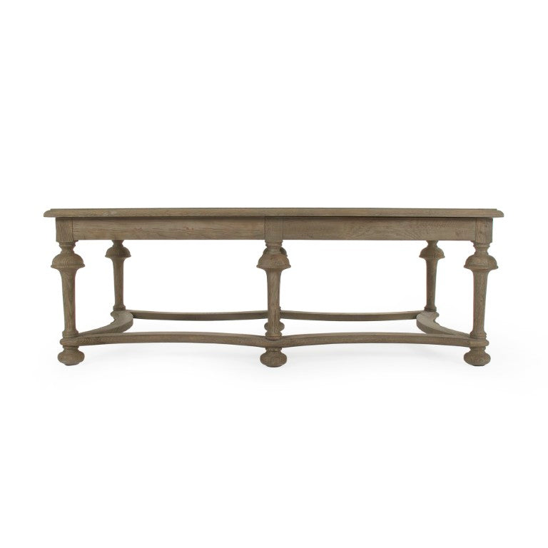 Zentique Clair Solid Oak Coffee Table — Low-Profile Scandinavian Design, Durable Natural Finish, 51.25" W ZMA030