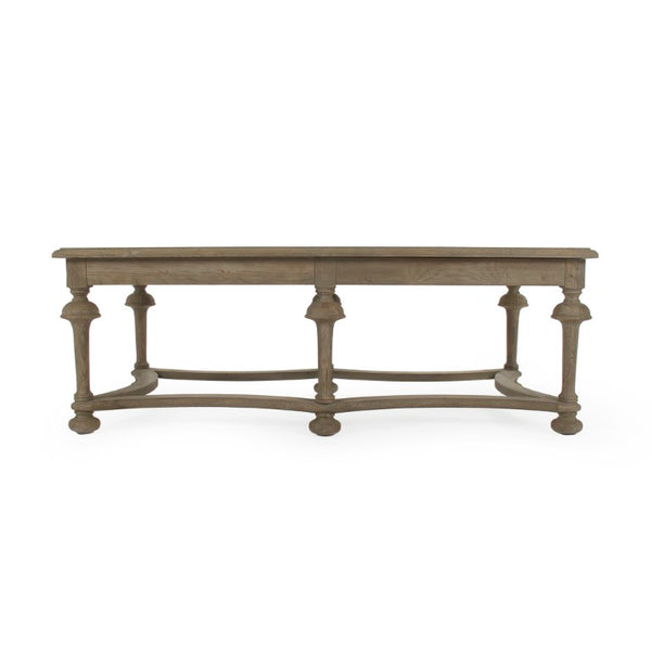 Zentique Clair Solid Oak Coffee Table — Low-Profile Scandinavian Design, Durable Natural Finish, 51.25" W ZMA030