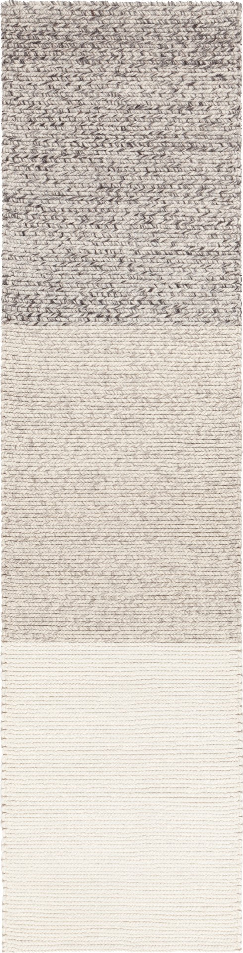 Chandra Rugs Hand Woven Contemporary Rug – Luxurious Wool Craftsmanship To Elevate Your Home Decor Effortlessly Grey,White Wool Zoe58401-79106