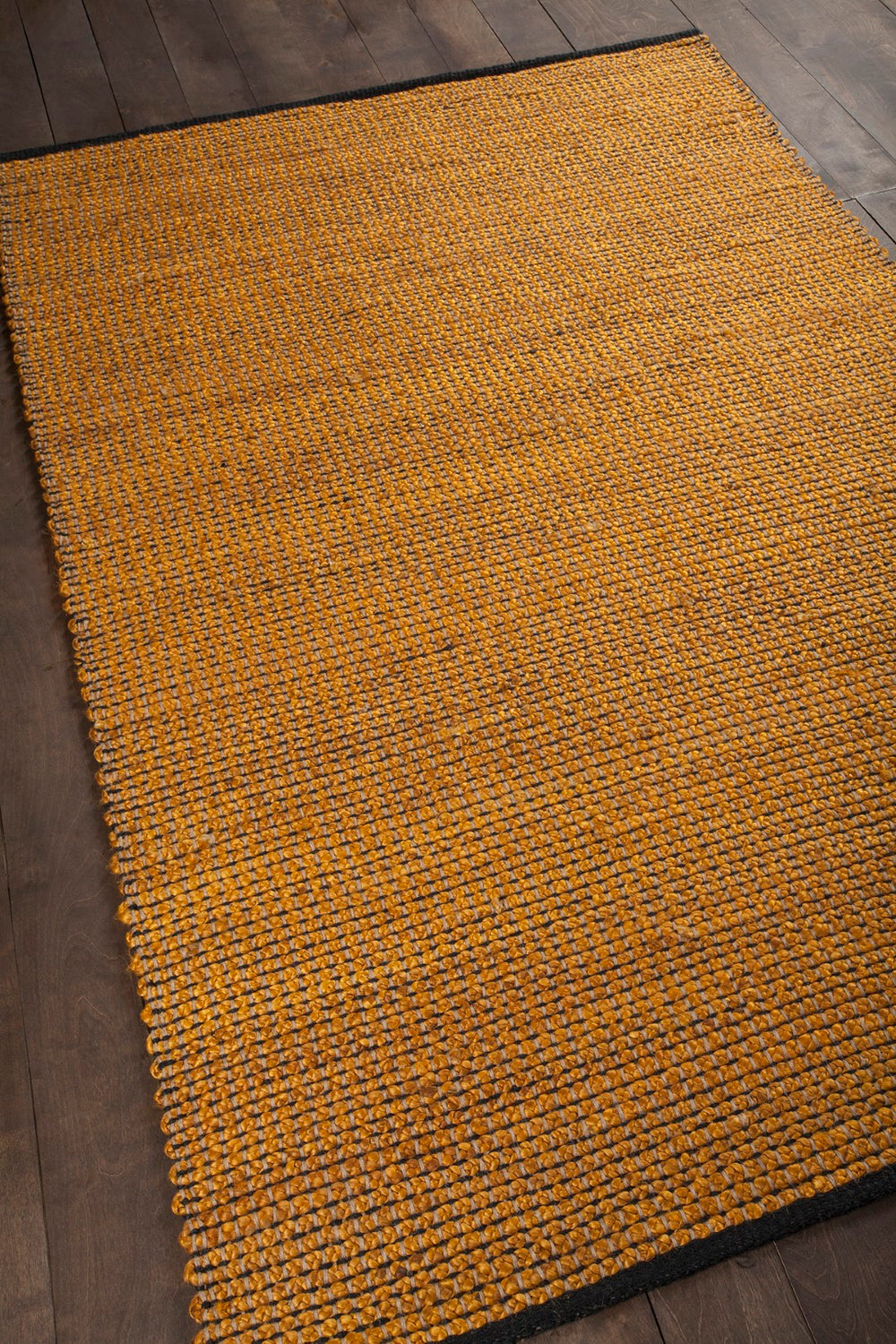 Chandra Rugs Hand-woven Reversible Jute Rug - Eco-friendly Elegance, Unique Design For Stylish Home Décor & Warmth Orange,Charcoal Jute Zol17101-2676