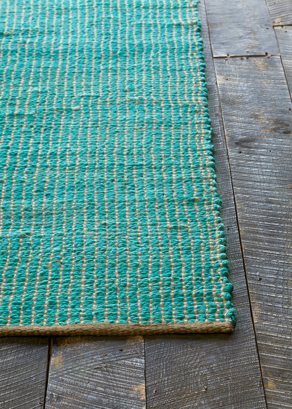 Chandra Rugs Hand-woven Reversible Jute Rug - Unique Handmade Elegance For Cozy Living Spaces And Stylish Decor Blue,Charcoal Jute Zol17102-2676