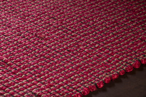 Chandra Rugs Hand-woven Reversible Jute Rug - Eco-friendly, Handmade, Stylish & Durable For Any Home Decor Red,Charcoal Jute Zol17103-2676