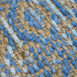 Zola Handwoven Jute Rayon Geometric Area Rug Farmhouse Flat Weave Living Room