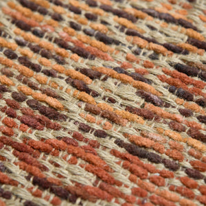 Zola Handwoven Jute Rayon Flatweave Area Rug with Geometric Pattern for Farmhouse Living Rooms